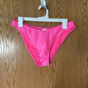 Bright pink Xhilaration V-cut bikini bottom. Size Large